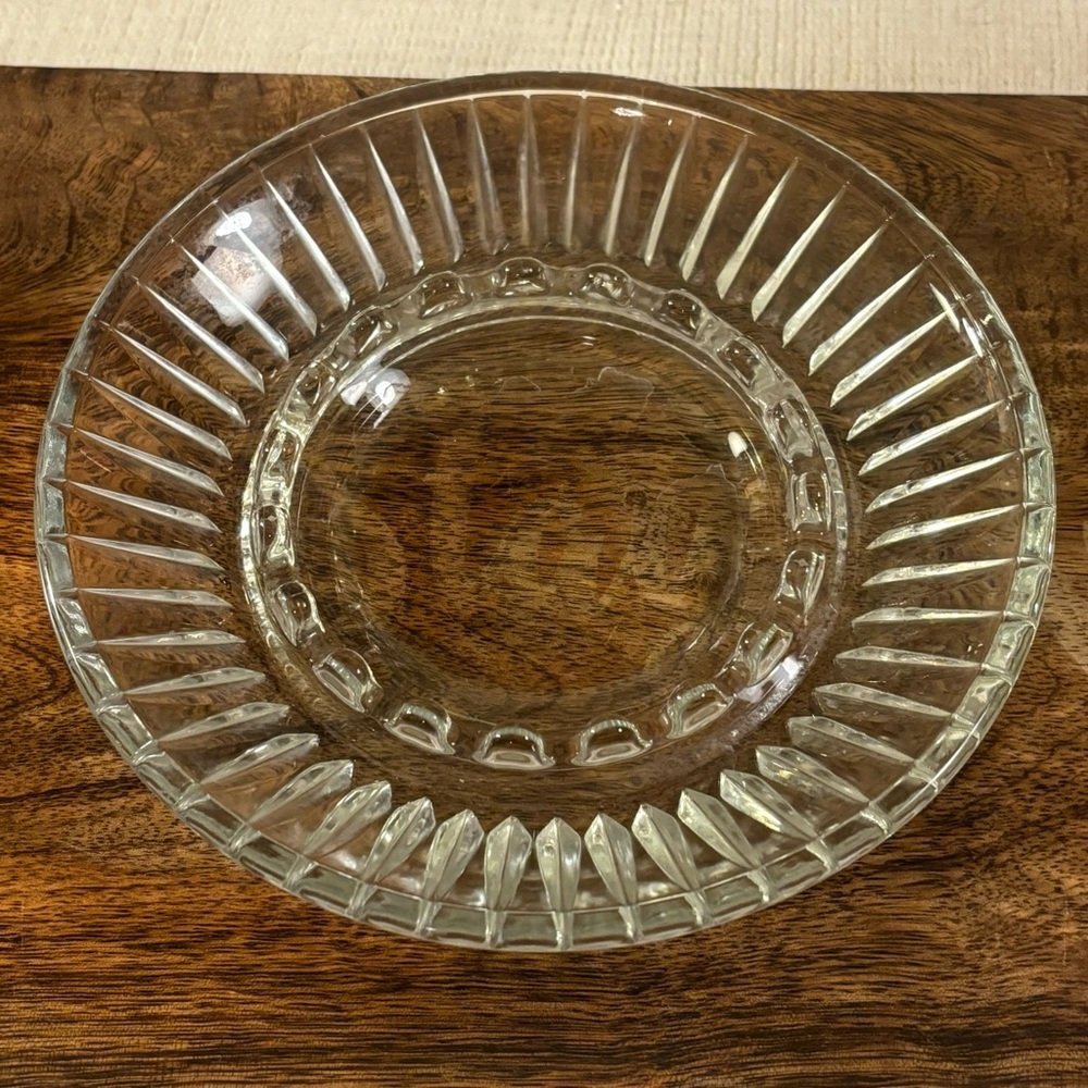 Vintage Pressed Glass Ashtray